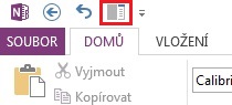 Panel Rychlý přístup